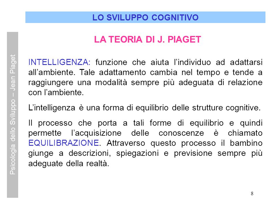 Psicologia dello Sviluppo Jean Piaget ppt video online scaricare